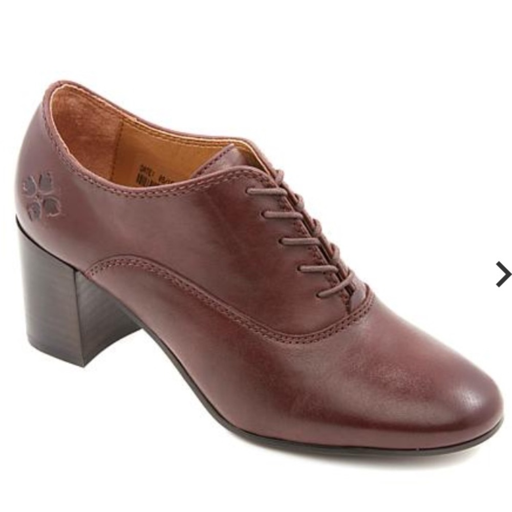 Patricia Nash Mara block heel leather oxford, 6.5